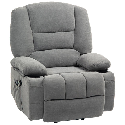 Rootz Electric Relax Chair - Massage Chair - Stand-Up Aid - Heat Functions - 97cm x 90cm x 102cm - Offers Comfort & Mobility