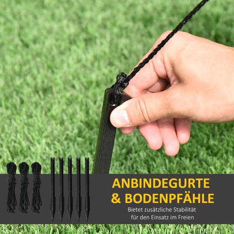 Rootz Halloween Pumpkin Ghost Lichtgevende tuindecoratie - Opblaasbaar spook - LED-verlichte decoratie - Zelfopblazend - Weerbestendig - 110 cm x 66 cm x 210 cm - Polyester stof