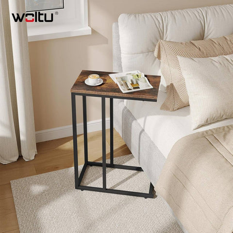 Rootz Side Table - Coffee Table - Bedside Table - Durable & Stable - 45cm x 25cm x 63.5cm