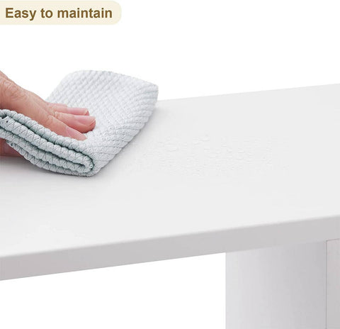 Rootz Moderne Witte Boekenkast - Opbergplank - Display - Ruimtebesparend ontwerp - Duurzaam en stevig - Gemakkelijk schoon te maken - 60 cm x 120 cm x 20 cm