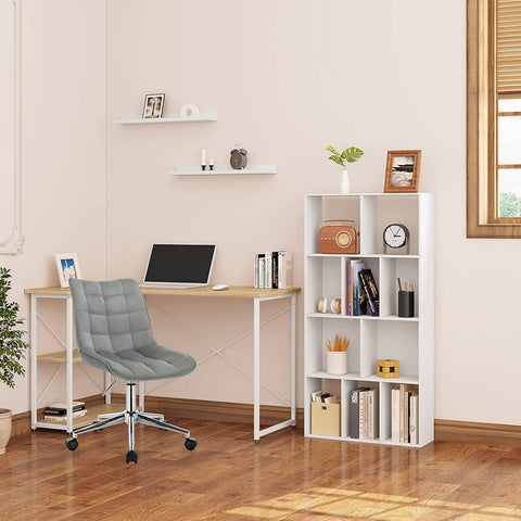 Rootz Moderne Witte Boekenkast - Opbergplank - Display - Ruimtebesparend ontwerp - Duurzaam en stevig - Gemakkelijk schoon te maken - 60 cm x 120 cm x 20 cm