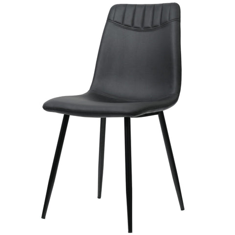 Rootz Faux Leather Dining Chairs - Dining Room Chairs - Kitchen Chairs - Exceptional Comfort - 43L x 40W x 86H cm