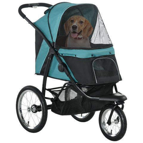 Rootz Dog Car - Hundebuggy - Pet Stroller - Sun Protection - Foldable Design - 111 x 58 x 107 cm