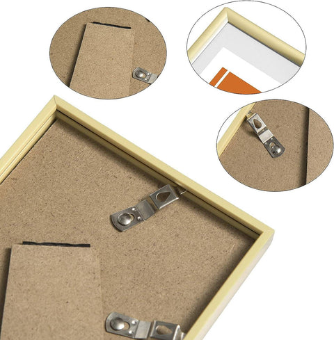 Rootz Picture Frame 3 Set - Photo Frames - Art Frames - Durable Plastic - 30x40cm - Protects Photos, Scratch/Water Resistant Glass