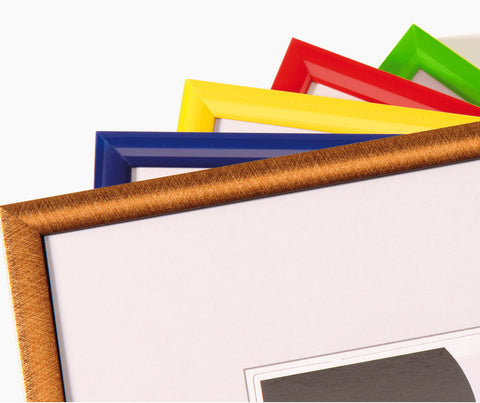 Rootz Picture Frame Plastic - Photo Frame - Image Display - Lightweight & Durable - White A4 (21x29.7cm)