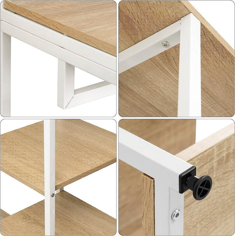 Rootz Multifunctional Clothes Rack - Garment Organizer - Wardrobe Stand - Ample Storage, Versatile Placement, Durable Construction - 90cm x 40cm x 204.5cm