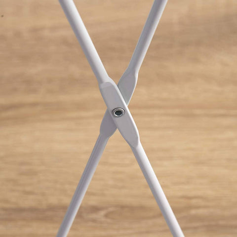 Rootz Standing Shelf - Storage Rack - Display Unit - Durable Metal & Wood Construction - Easy Assembly - Space-Saving Design - 34cm x 35cm x 148cm