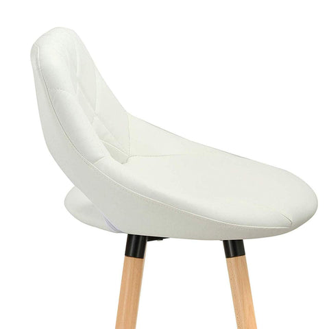 Rootz Set of 2 Bar Chairs - Counter Stools - High Chairs - Ergonomic Support - Easy Assembly - Durable Design - 43cm x 40cm x 96cm