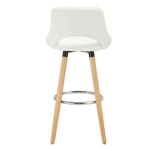 Rootz Set of 2 Bar Chairs - Counter Stools - High Chairs - Ergonomic Support - Easy Assembly - Durable Design - 43cm x 40cm x 96cm