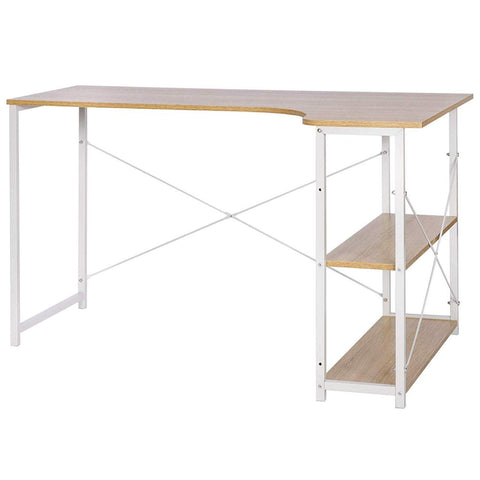 Rootz L-Shaped Work Table Desk - Office Desk - Computer Desk - Spacious Workspace - Enhanced Stability - High-Quality Construction - 120cm x 74cm x 71.5cm