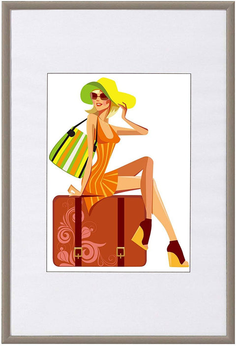 Rootz Picture Frame - Photo Frame - Image Frame - Durable Plastic - 13x18cm - Protects Photos from Moisture and Dust - Versatile Display Options