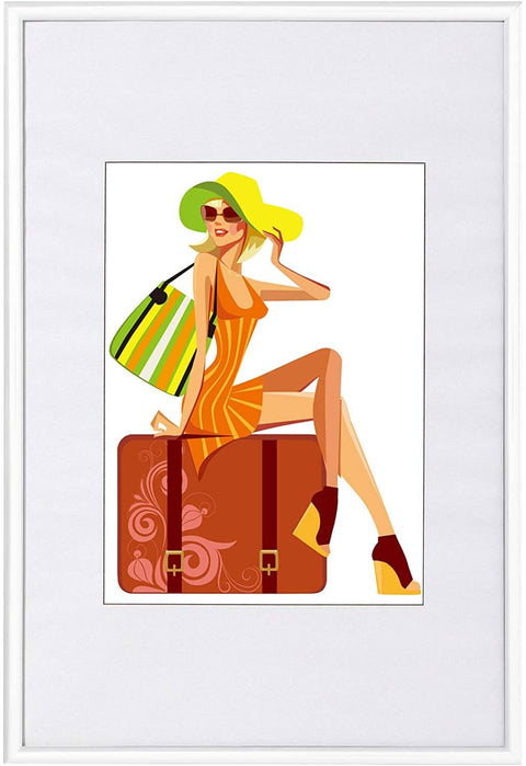 Rootz Plastic Picture Frame - Photo Frame - Image Display - Durable & Waterproof - 30cm x 40cm Dimensions