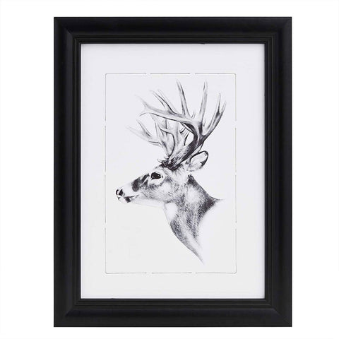 Rootz Image Frame Photo Gallery - Wood Frame - Artos Style Black - Display Memories - 13x18 cm | Versatile Design & Durable Glass