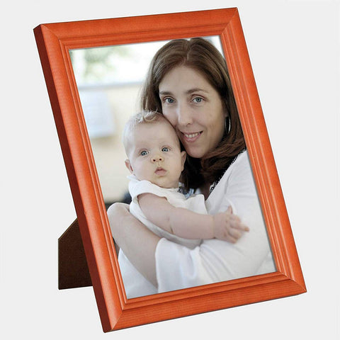 Rootz Artos Style Brown Wood Frame - Picture Frame - Photo Display - Durable MDF Glass - 15x20 cm