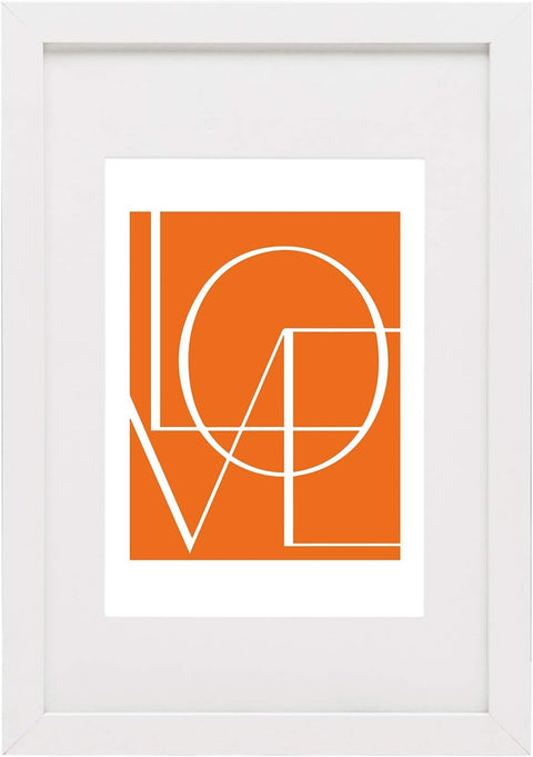 Rootz White Picture Frame - Photo Display - Image Holder - Durable MDF with Plexiglass - 30x40cm Dimensions