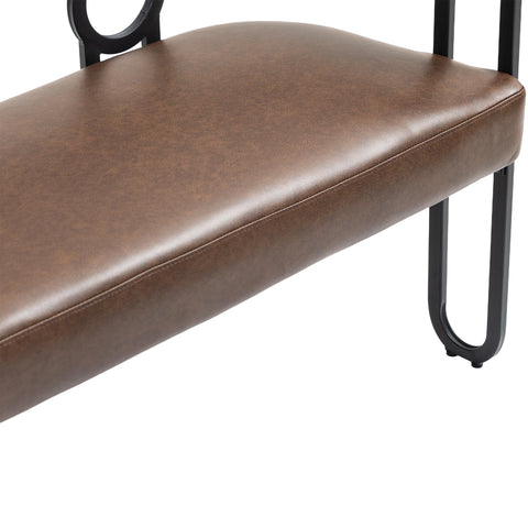 Rootz Double Sofa Bed - PU Leather Couch - Comfy Seating - High Density Foam - 118cm x 53cm x 71cm