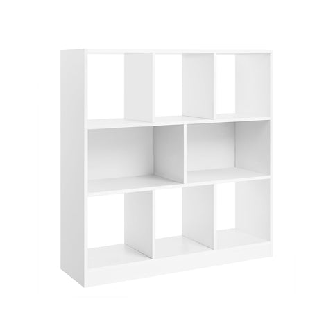 Rootz Standing Shelf - Bookcase - Storage Rack - Chipboard - Scratch-Resistant - Space-Saving - 97.5cm x 100cm x 30cm