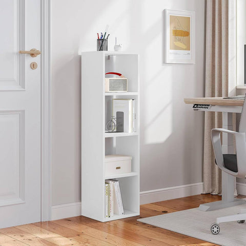 Rootz Storage Bookcase - Open Cube Shelf - Display Organizer - High-Quality Wood Material - 30cm x 106.5cm x 23.5cm