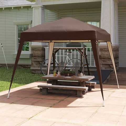 Rootz Pavilion Replacement Roof - Tarpaulin - Tent Cover - UPF50+ Sun Protection - Oxford Fabric - 240cm x 240cm (Top) 300cm x 300cm (Base)