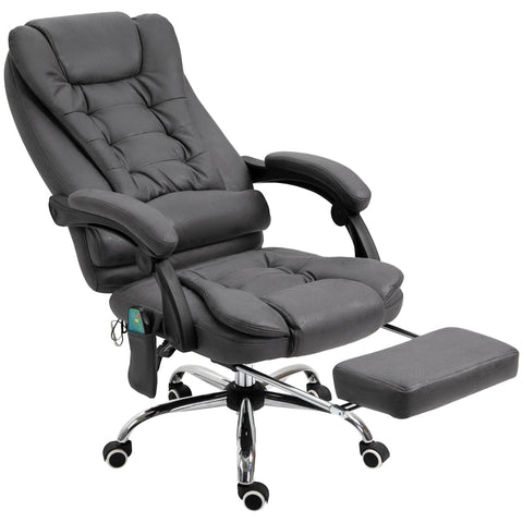 Rootz Massage Office Chair - Vibrating Chair - Heated Lumbar - Ergonomic Computer Chair - 65cm x 160cm x 104cm