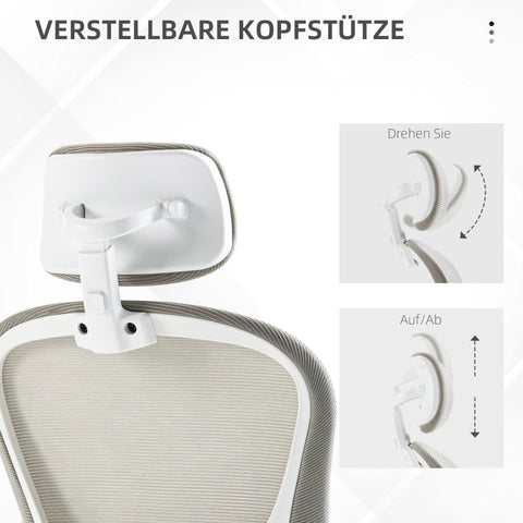 Rootz Office Chair - Computer Chair - Task Chair - Ergonomic Design - 62cm x 64cm x 112-120cm