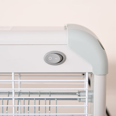 Rootz Mosquito Killer Lamp - Insect Zap - Bug Zapper - 60m² Coverage - Removable Tray - 39 x 7.5 x 26.5cm