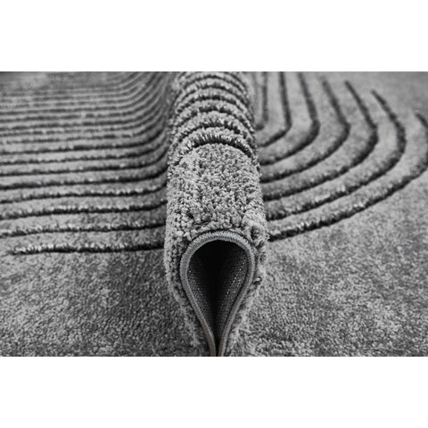 Rootz Gray Carpet - Area Rug - Stain Resistant Rug - Soft Feel - 230cm x 160cm x 2.1cm