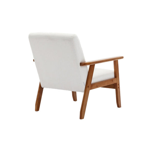 Rootz Mid-Century Modern Leisure Chair - Armchair - Lounge Seat - High Comfort - 77cm x 64.5cm x 71cm