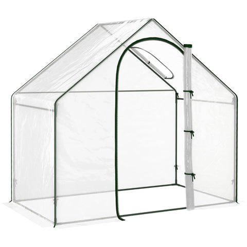 Rootz Greenhouse - Plant Shelter - Garden Nursery - Durable Steel Frame - 180cm x 100cm x 168cm