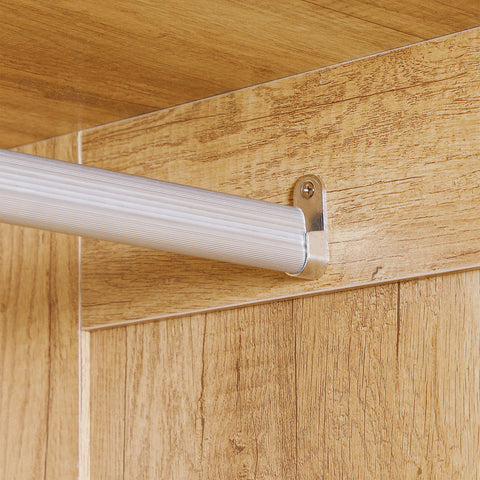 Rootz Wardrobe - Closet Storage - Clothes Organizer - Spacious Storage - 80 x 54 x 180 cm