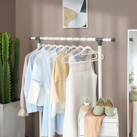 Rootz 50 Pack Velvet Hangers - Clothes Organizers - Space Saving Hangers - Strong and Gentle - 45cm x 0.6cm x 23.5cm