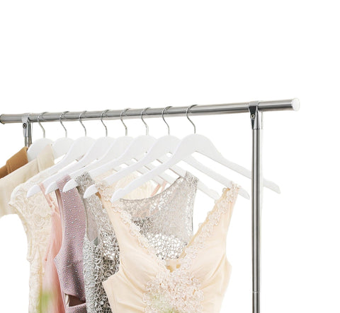 Rootz 20 Pack Wooden Clothes Hangers - Maple Wood - Coat Hangers - Anti-Scratch Design - 44cm x 1.2cm x 23.5cm - Durable & Rotatable Hook