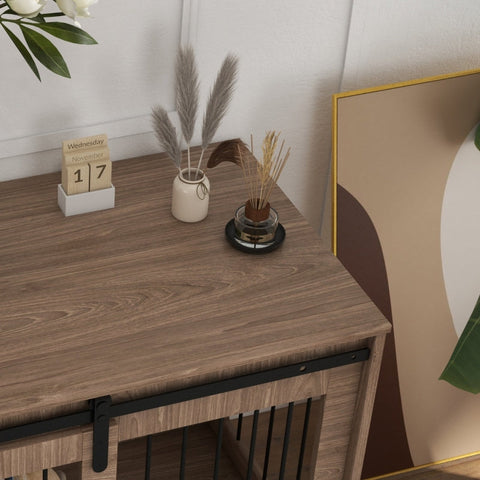 Rootz Dog Crate - Pet Cage - Kennel - Ventilated Design - 98cm x 58cm x 61cm