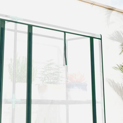 Rootz Greenhouse - Balcony Greenhouse - Mini Greenhouse - Enhanced Plant Growth - 215 x 46 x 151 cm