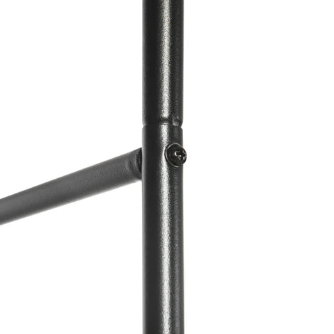 Rootz Garden Arch - Rose Arch - Trellis Arch - Metal Rose Trellis - Garden Decoration - Black - 1.40 x 0.40 x 2.40 m