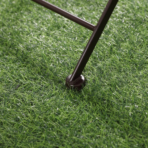 Rootz 3 Piece Bistro Set - Balcony Furniture - Outdoor Patio Set - Mosaic Design - Foldable & Water-Resistant - 61cm x 70cm Table, 39cm x 52cm x 90.5cm Chairs