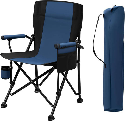 Rootz Fishing Chair - Portable Folding Camping Chair - Outdoor Beach Chair - Oxford Fabric - 62cm x 93cm x 61cm
