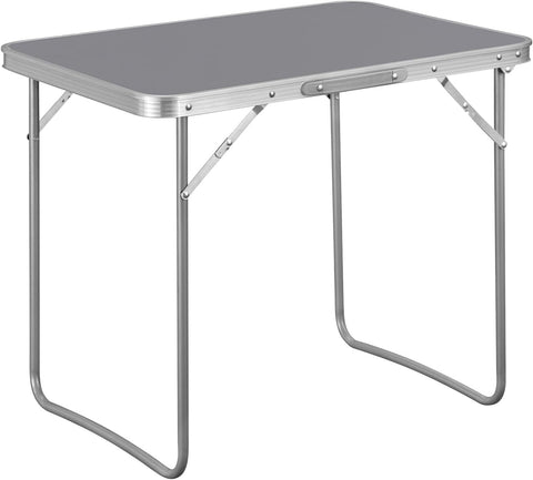 Rootz Folding Camping Table - Ultralight Camp Table - Portable Picnic Table - Rustproof - 70cm x 60cm x 50cm