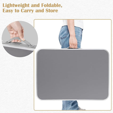 Rootz Folding Camping Table - Ultralight Camp Table - Portable Picnic Table - Rustproof - 70cm x 60cm x 50cm