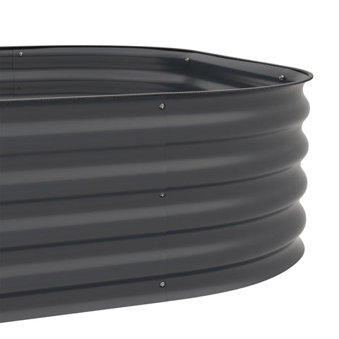 Rootz Square 3 Tier Raised Garden Bed - Planter - Plant Box - Modular Design - 158cm x 109cm x 82cm