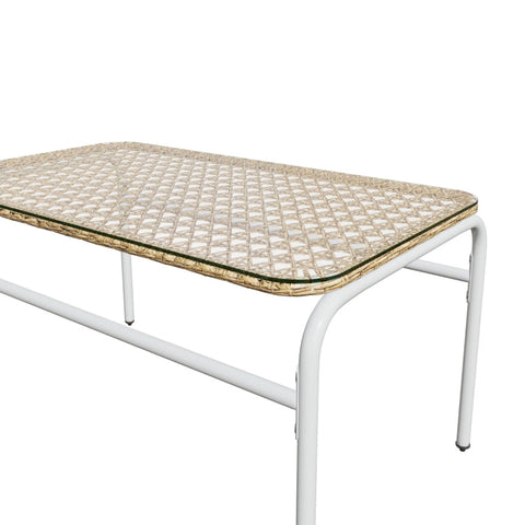 Rootz Polyrattan Set - Outdoor Furniture - Garden Lounge Set - UV-Resistant Cushions - 180cm x 180cm x 90cm