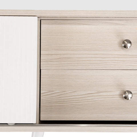 Rootz Elegant TV Cabinet - Media Storage Unit - Entertainment Console - Durable Design - 160cm x 40cm x 58cm