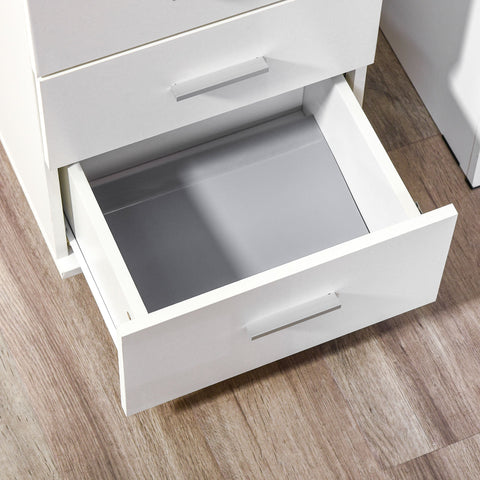Rootz Office Container - Mobile Storage - Filing Cabinet - Lockable Drawers - Durable Design - 40 x 40 x 61.5 cm