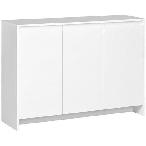 Rootz Modern Dressoir - Schoenenkast - TV-standaard - Verstelbare Planken - Kabelbeheer - Soft-Close Mechanisme - 120L x 35B x 85H cm - Spaanplaat