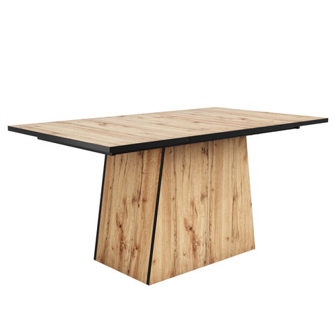 Rootz Modern Kitchen Dining Table - Bistro Table - Unique Design Table - Stylish & Durable - 138.5cm x 80cm x 75cm