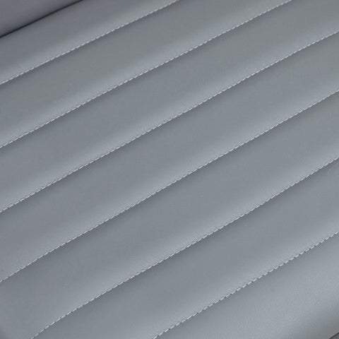 Rootz Height-adjustable Salon Chair - Swivel Chair - Office Chair - Maximum Comfort - 48 x 52 x 78-90 cm - Grey - Faux Leather