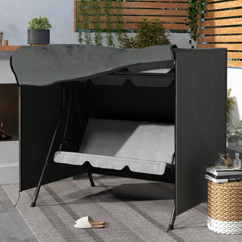 Rootz Garden Swing Cover - Protective - Weatherproof - Oxford Fabric - Protects from UV & Fading - 177 x 114 x 152 cm