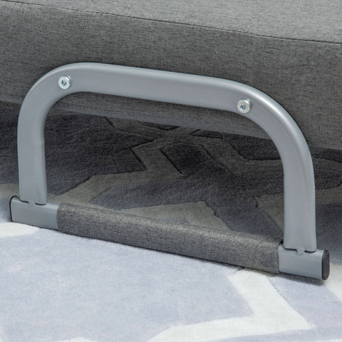 Rootz Armchair Sofa Bed - Lying Chair - Foldable Chair - Maximum Comfort - Grey - 73x60x81cm