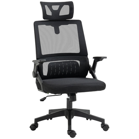 Rootz Vinsetto Office Chair - Ergonomic Chair - Adjustable Chair - Lumbar Support - Tilt Function - 58cm x 61cm x 102-119cm