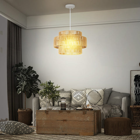 Rootz Hanging Lamp - Boho-Chic Pendant Light - Industrial Light - Enhances Atmosphere - 40cm x 40cm x 177cm